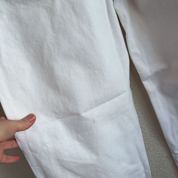 J Crew Point Sur wide-leg carpenter jean in white Womens Size 27 White‎ - Picture 9 of 13